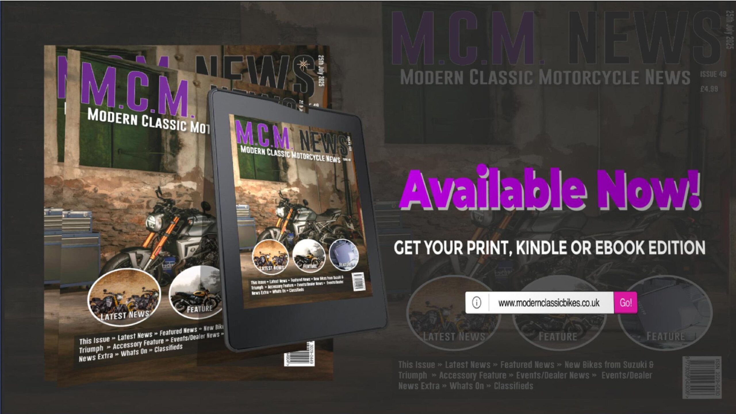 Issue 49 Of Modern Classic Motorcycle News Has Dropped On Kindle