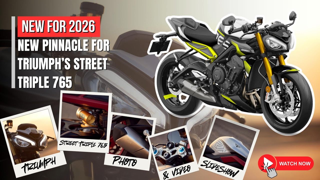 2026 Triumph Street Triple 765 Rx First Look!