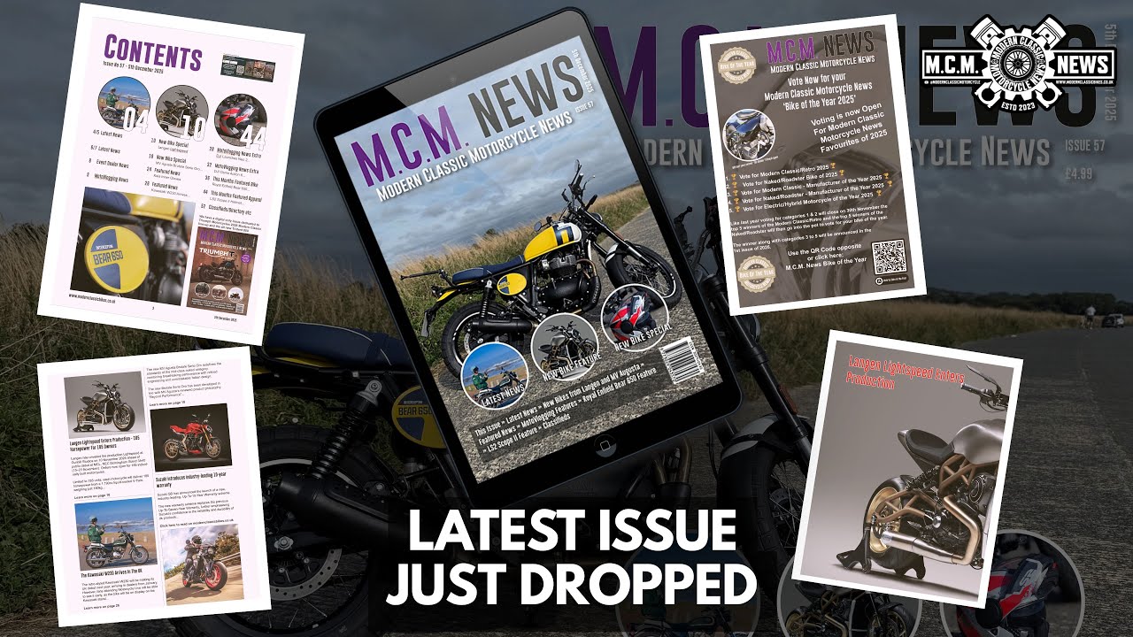 See What'S In Issue 57 Of Modern Classic Motorcycle News Magazine Right Now