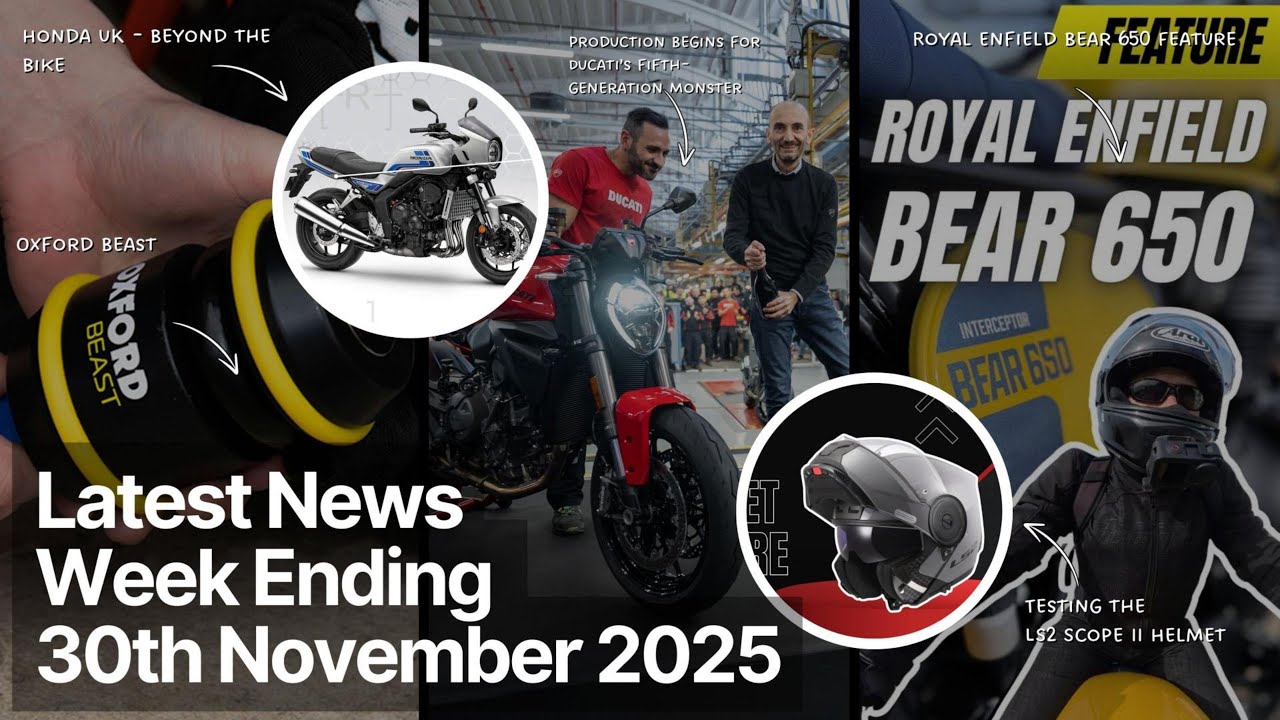 Weekly Motorcycle News Roundup – New Gear, New Bikes, New Deals