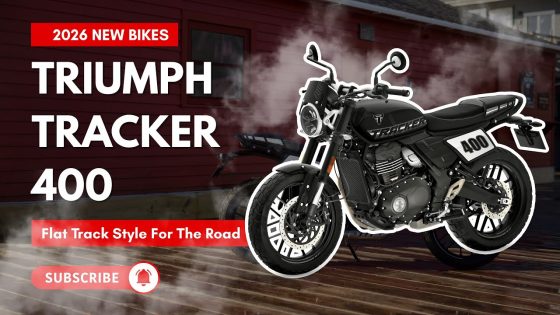 First Look: 2026 Triumph Tracker 400 Flat Track Motorcycle