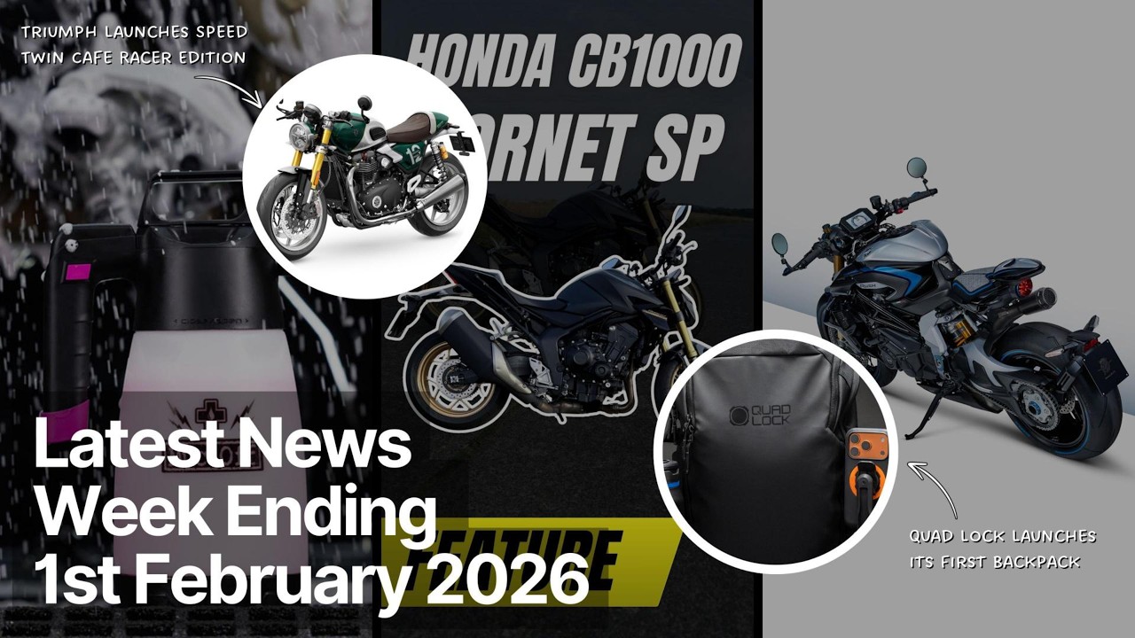 Weekly Motorcycle News Roundup | Hornet Sp Specs, Triumph Cafe Racer &Amp;Amp; Biker Deals