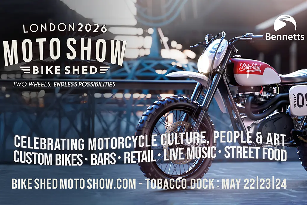 Bennetts To Headline The 2026 Bike Shed Moto Show