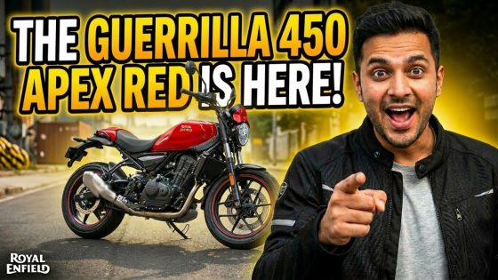 New Royal Enfield Guerrilla 450 Apex Red Launched: Here'S What'S New