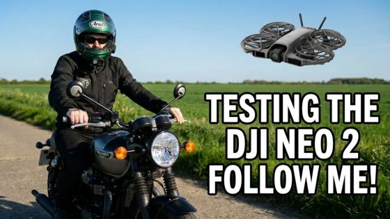 Can The Dji Neo 2 Keep Up? | Triumph Bonneville First Ride