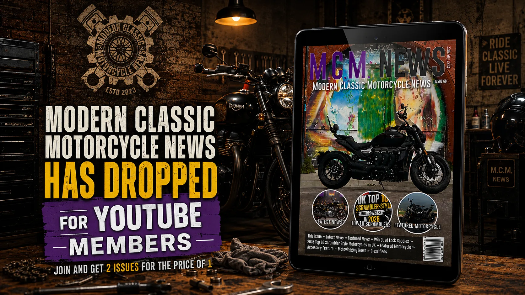 New Issue Of M.c.m. News Digital-Only Version Has Dropped For Non-Members - Issue 68