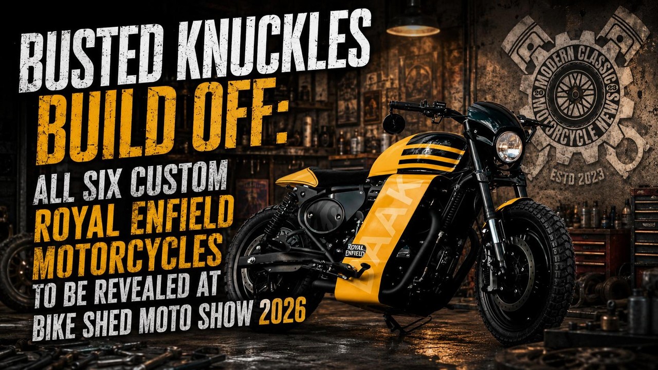 Royal Enfield Motorcycles: Busted Knuckles Build Off