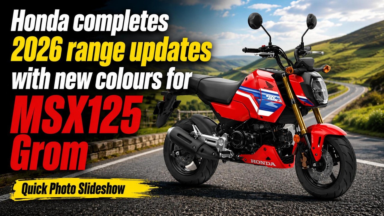 Honda Completes 2026 Range Updates With New Colours For Msx125 Grom