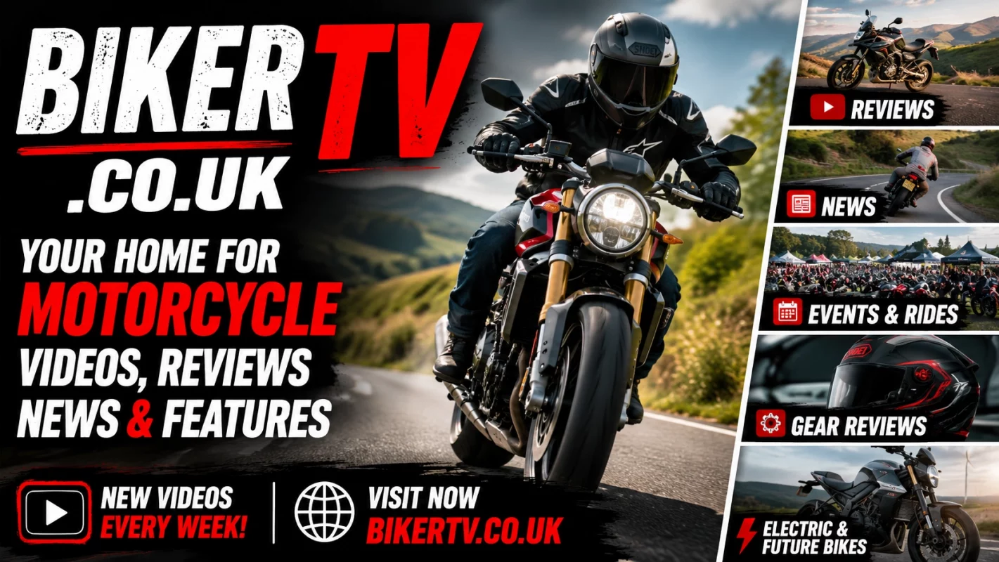 Motorcycle review videos on Biker TV UK