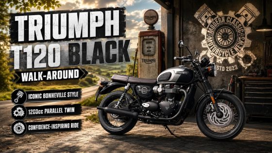 Triumph Bonneville T120 Black Walk-Around | Timeless British Engineering