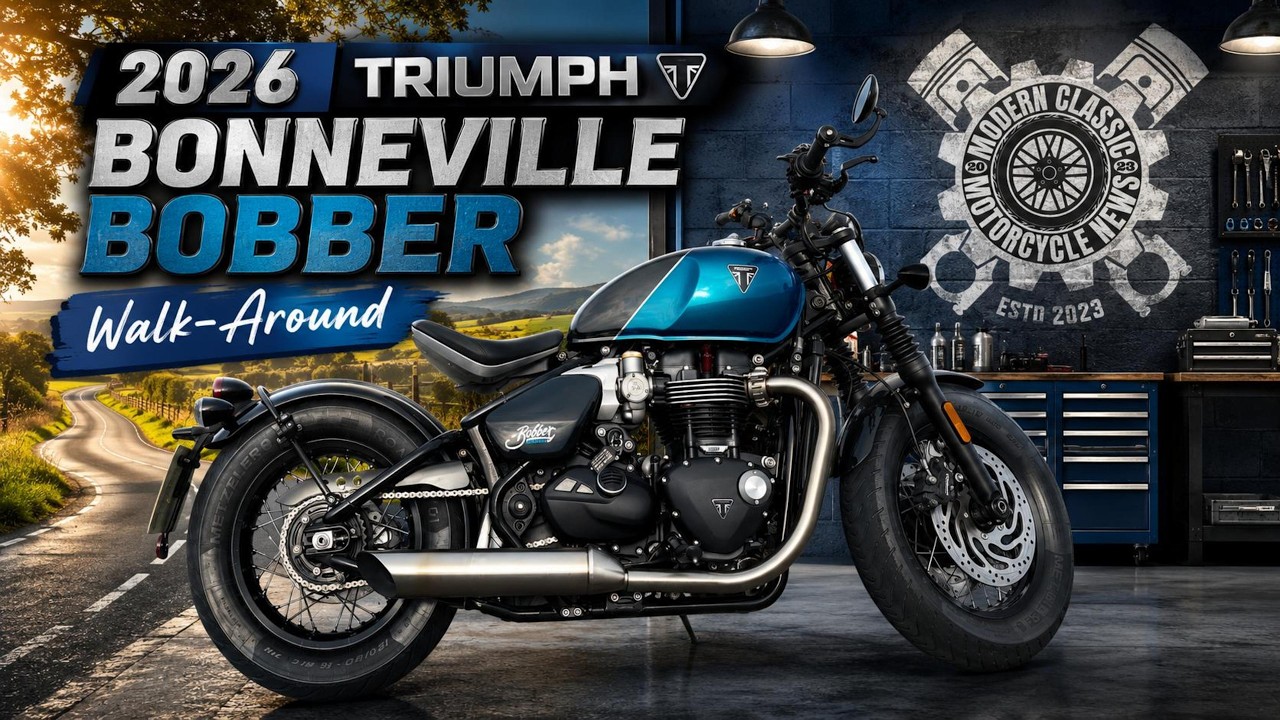 2026 Triumph Bonneville Bobber Walk-Around | Modern Classic Style Meets Raw Performance