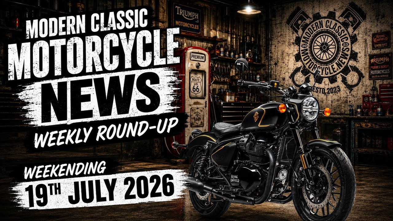 Modern Classic Motorcycle News Weekly Round-Up | Week Ending 19 July 2026 - Watch Now