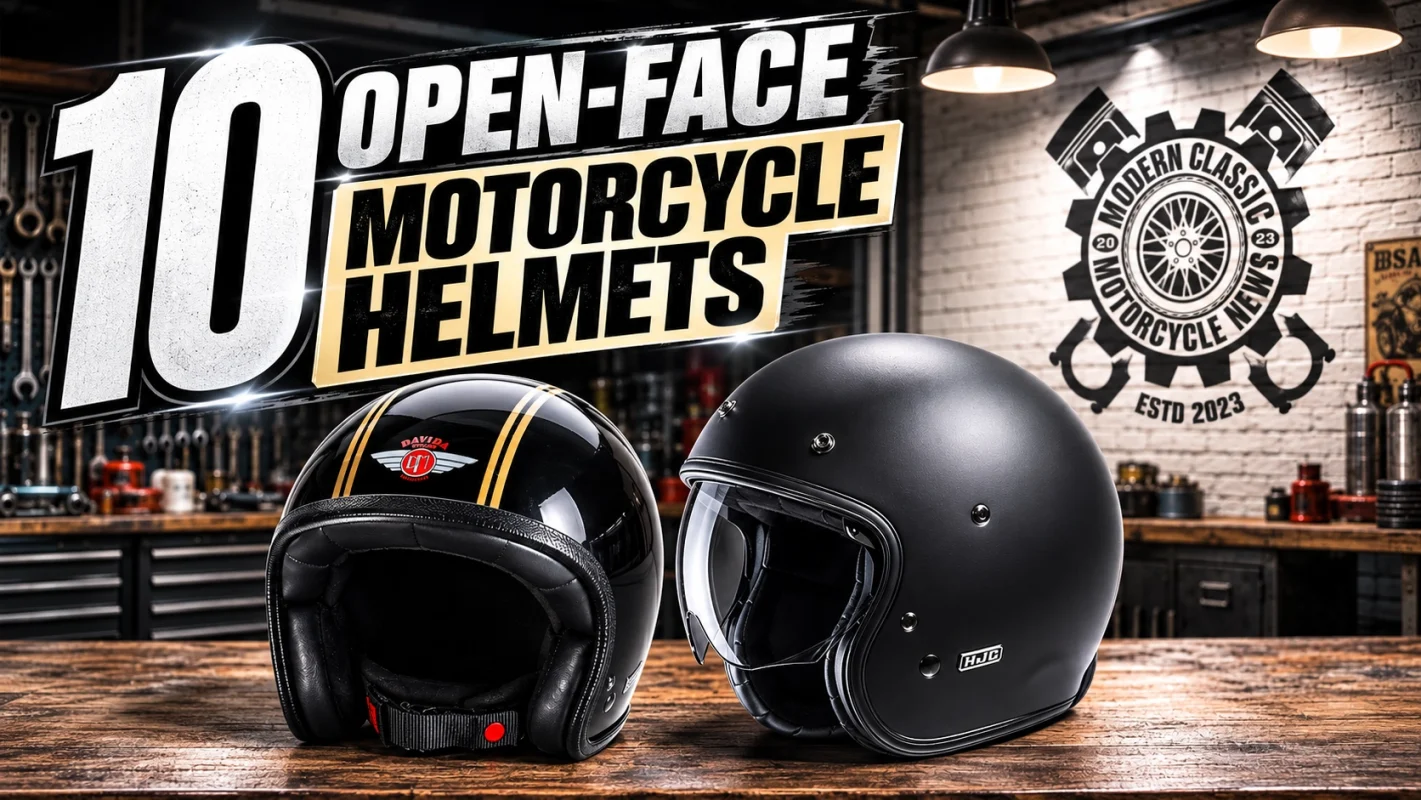 10 Open-Face Motorcycle Helmets For Modern Classic Riders - Video