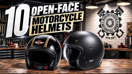 10 Best Open-Face Motorcycle Helmets For Modern Classic Riders Uk 2026