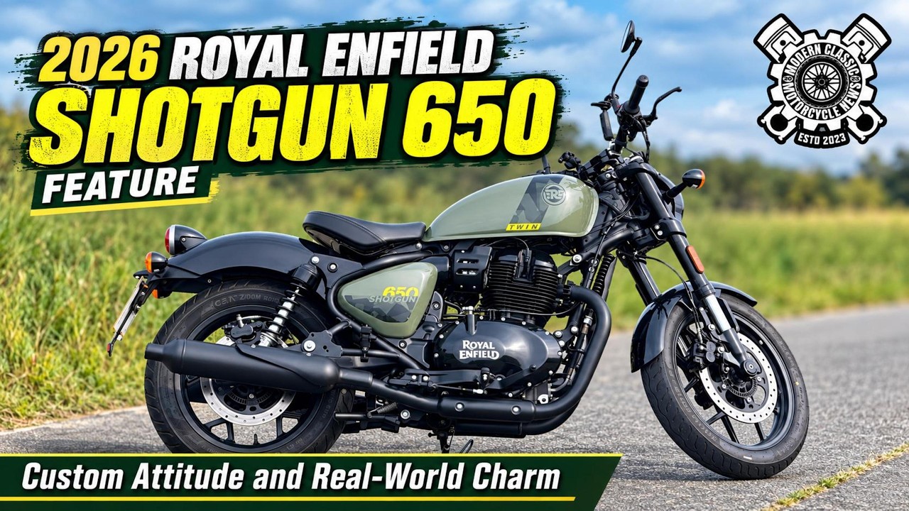 2026 Royal Enfield Shotgun 650 Feature | Custom Attitude &Amp;Amp; Real-World Charm