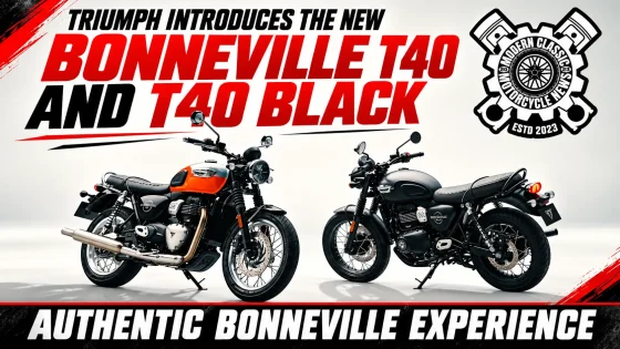 New Triumph Bonneville T40 &Amp;Amp; T40 Black | First Look